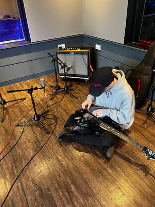 Session Musician in SSL Live Room